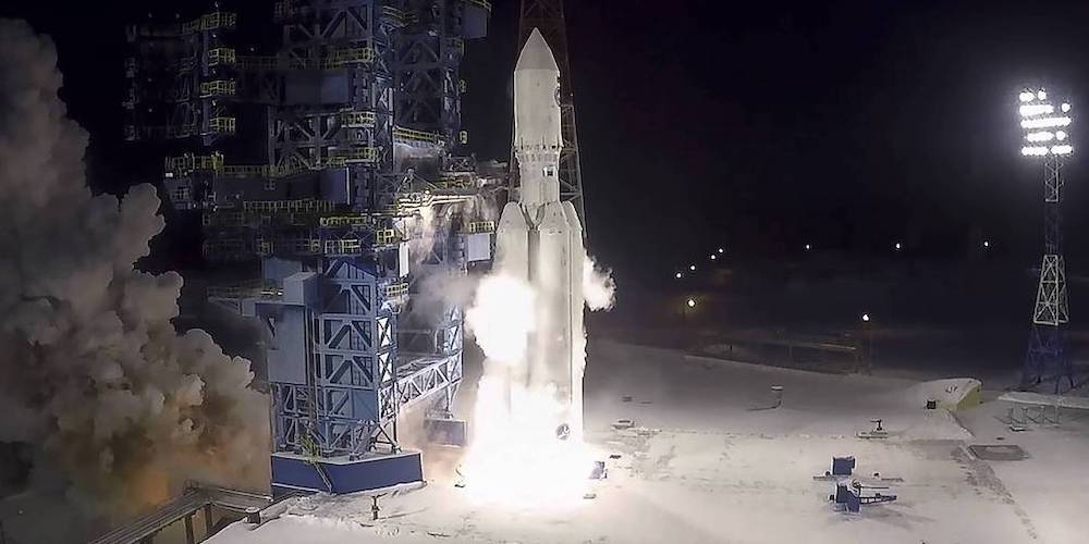 Lancering van de tweede Angara A5 raket.