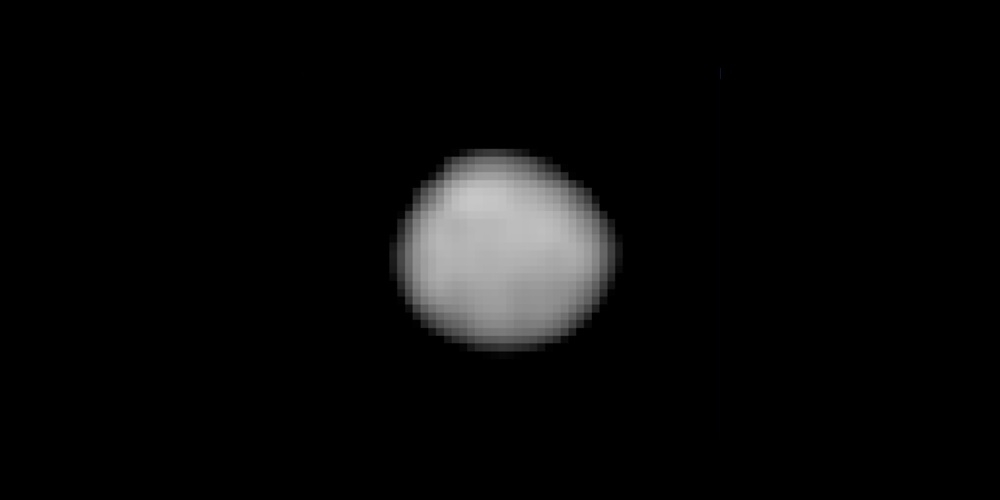 Foto van de planetoïde 2 Pallas gemaakt door de Hubble Space Telescope
