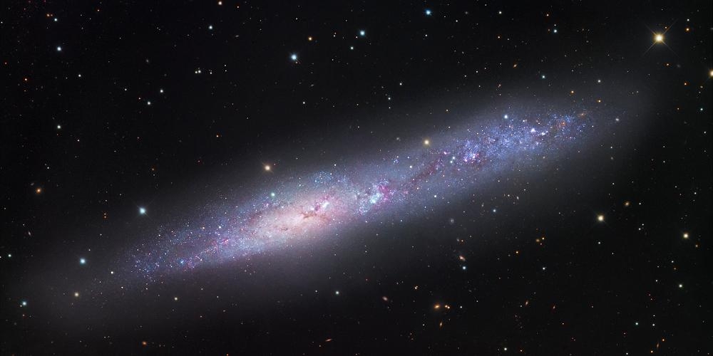 Het onregelmatige sterrenstelsel NGC 55