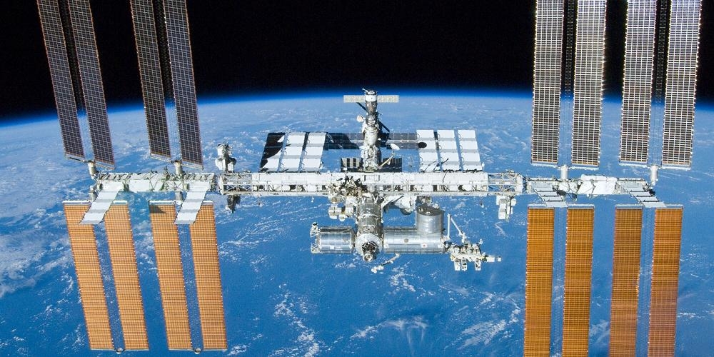 Het internationale ruimtestation ISS