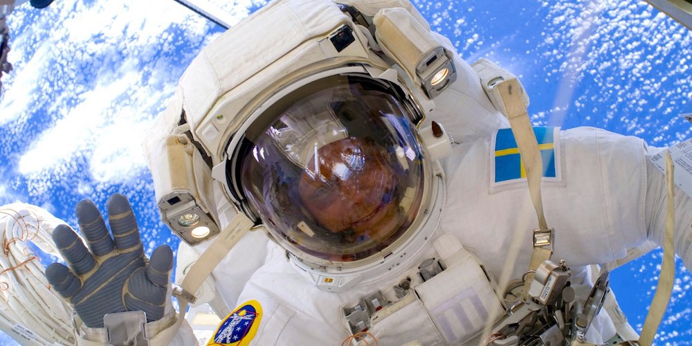 De Europese ruimtevaarder Christer Fuglesang.