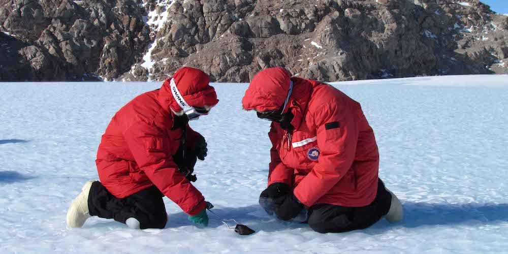 Wetenschappers vinden een meteoriet op Antarctica