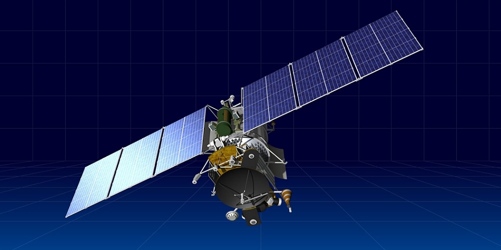 Artistieke impressie van de GEO-IK 2 satelliet