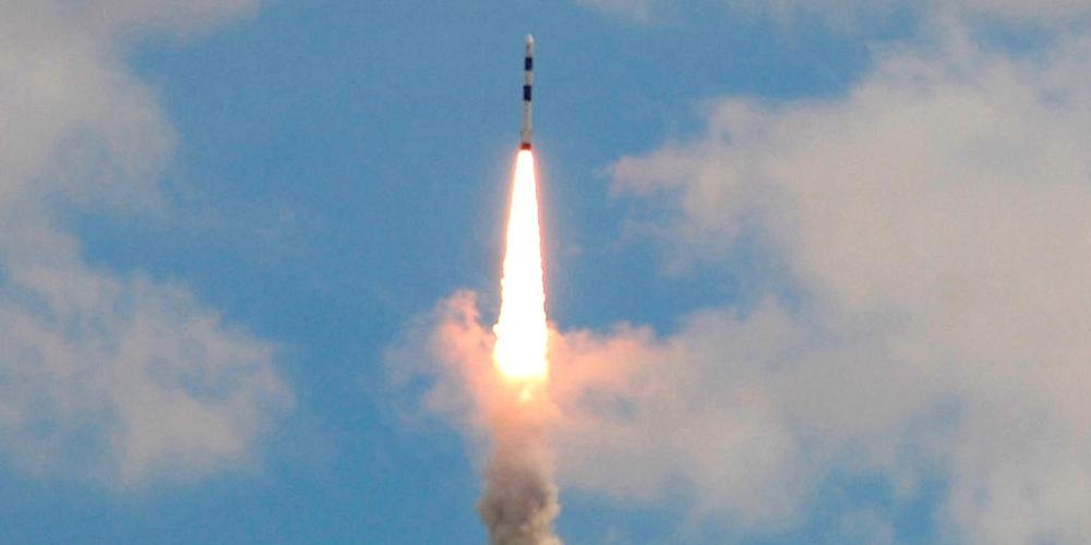 Een Indiase PSLV raket