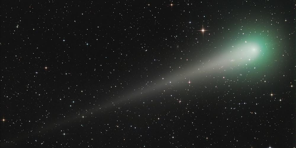 De prachtige komeet Lulin in 2009