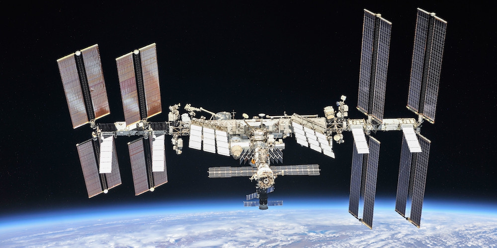 het Internationale Ruimtestation ISS.