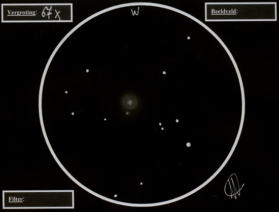 M51 doorheen de Orion Starblast 4.5